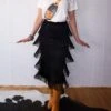 BEULAHSTYLE FRINGE SKIRT