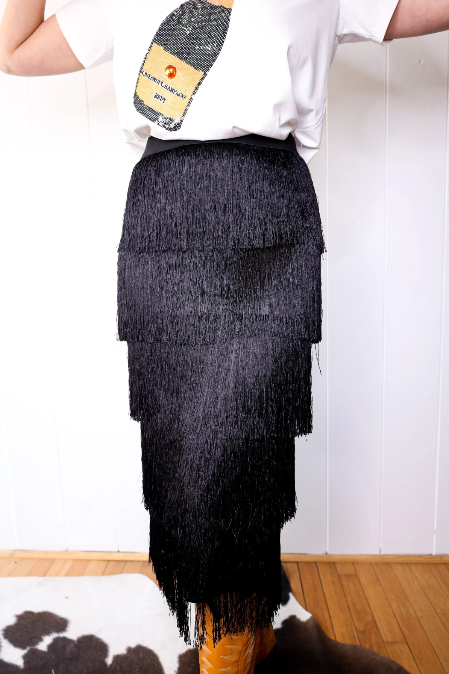 BEULAHSTYLE FRINGE SKIRT - Image 5