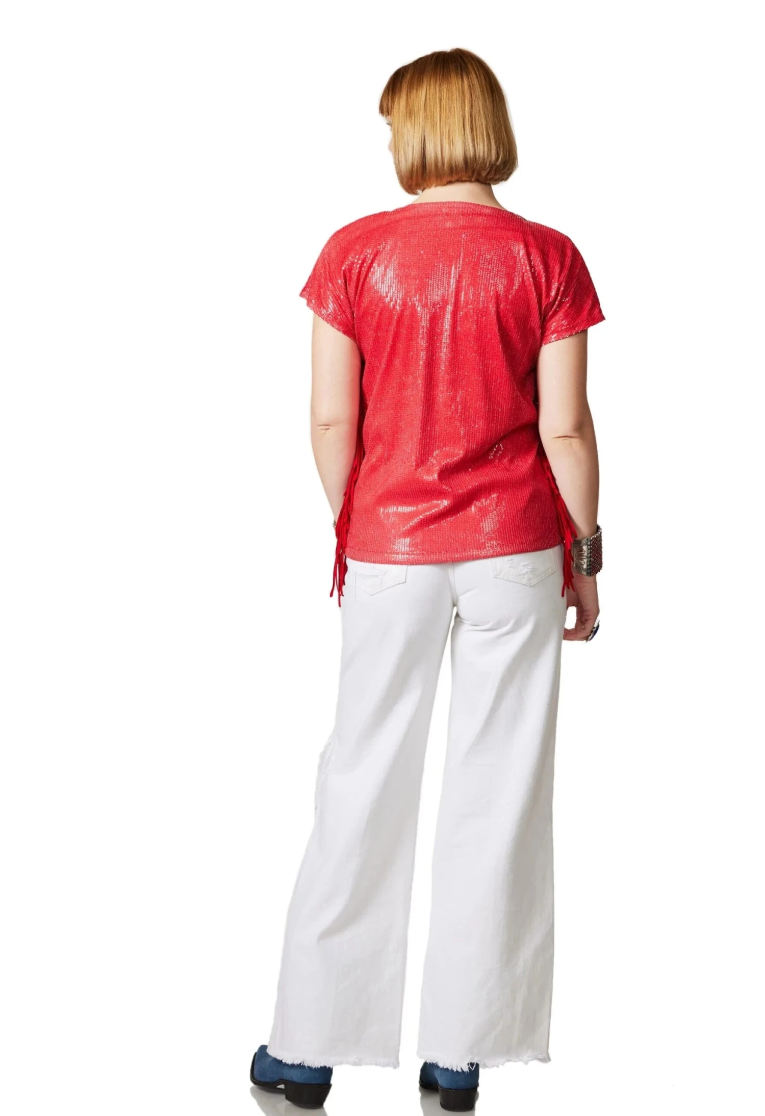 DOUBLE D RANCHWEAR HORSESHOE HEAVENS TOP - Image 2