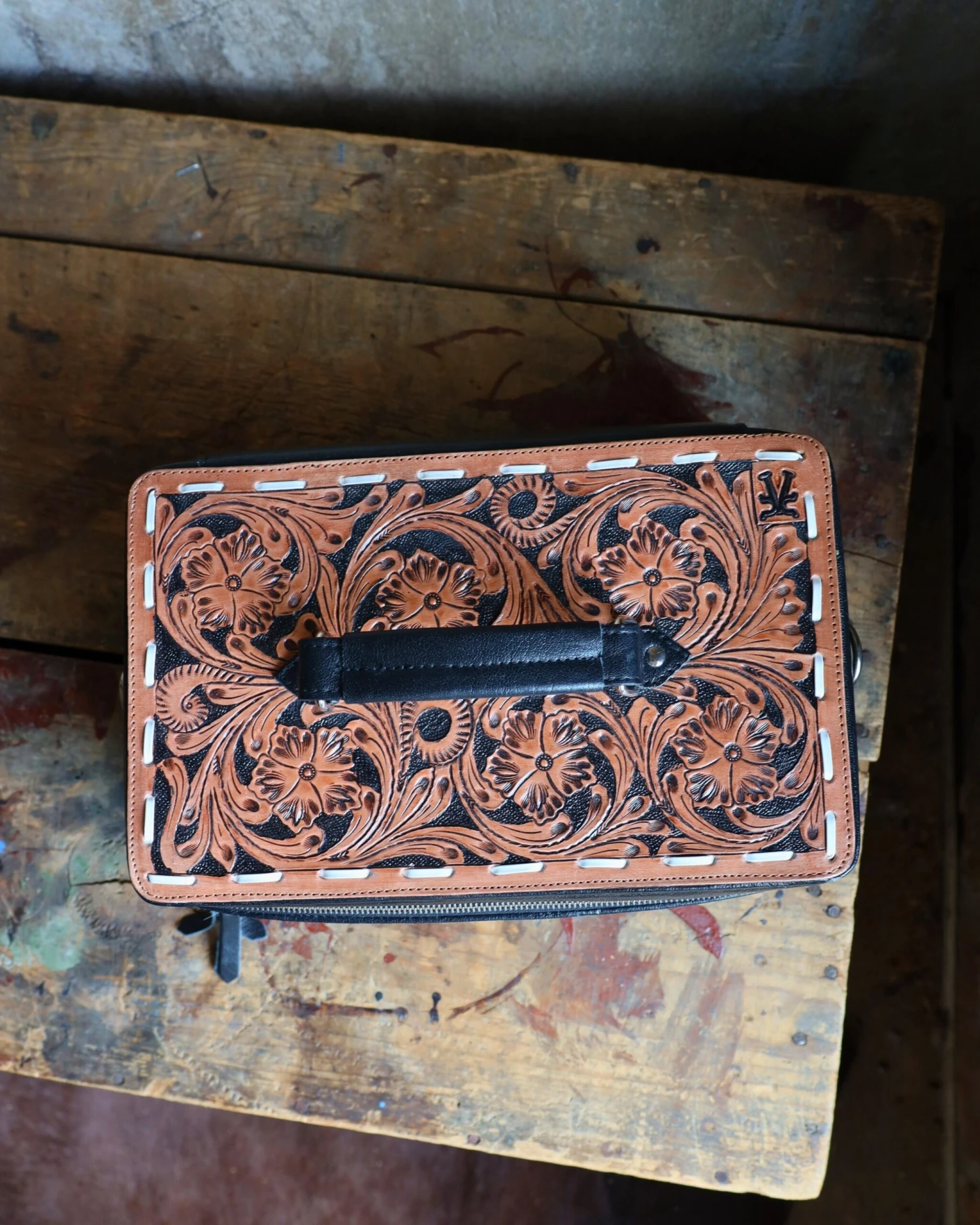 VINTAGE COWGIRL CASES JEWELRY DOUBLE DECKER CASE - Image 13