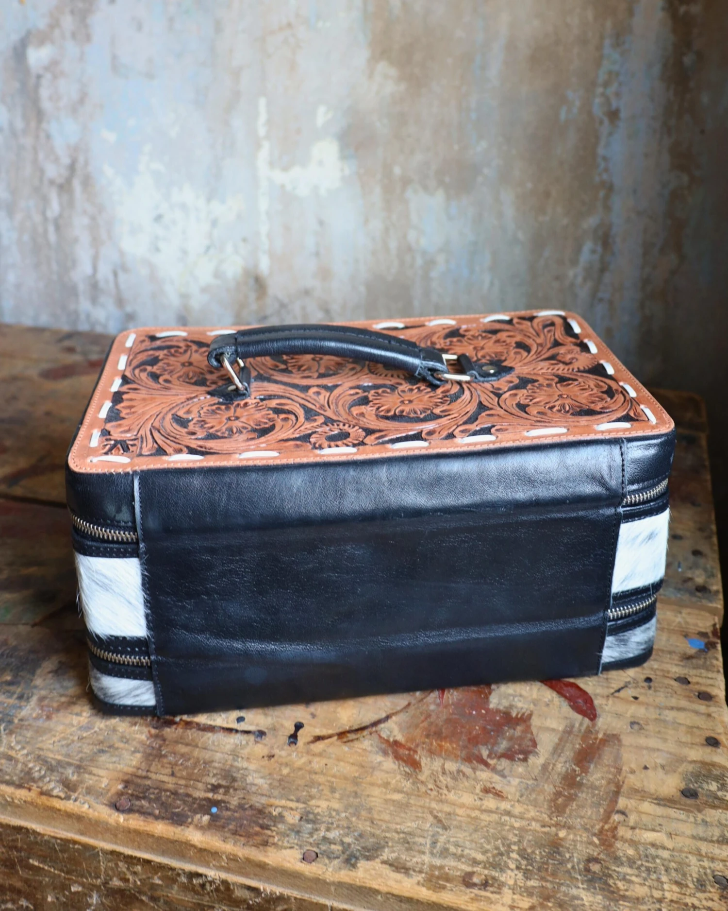 VINTAGE COWGIRL CASES JEWELRY DOUBLE DECKER CASE - Image 11