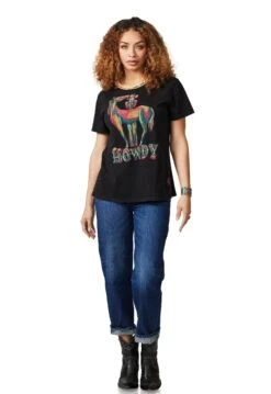 DOUBLE D RANCHWEAR HORSE GIRL TOP