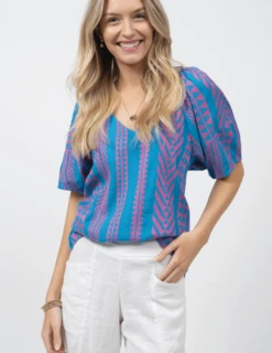 IVY JANE LANTERN SLEEVE BLOUSE