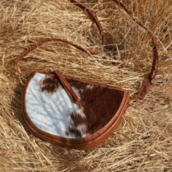 WESTERN AND CO. JUST A PHASE CROSSBODY BAG- SADDLE