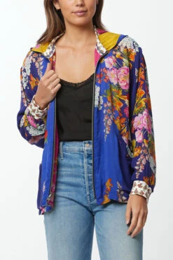 JOHNNY WAS PRINTEMPS REVERSIBLE JACKET