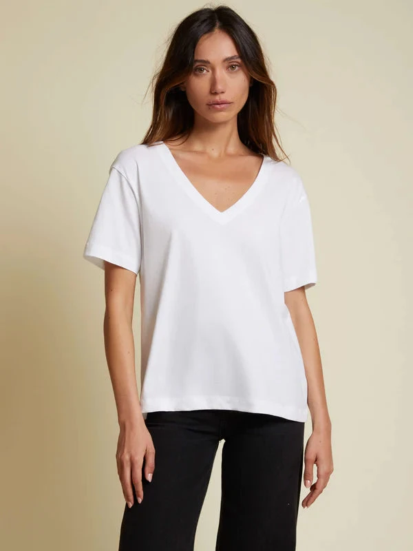 NATION NINA VINTAGE FIT V NECK TOP - Image 4