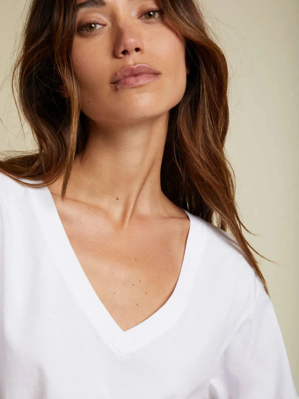 NATION NINA VINTAGE FIT V NECK TOP - Image 6