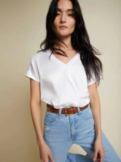 NATION JUNE V NECK TOP