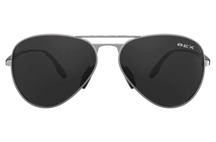 BEX WESLEY X SILVER AND GRAY SUNGLASSES