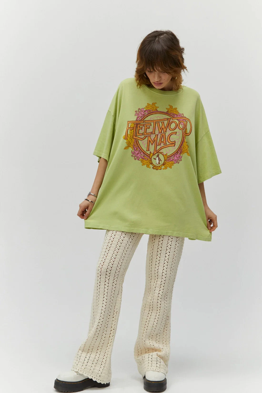 DAYDREAMER FLEETWOOD MAC FLOWER CREST TEE - Image 3