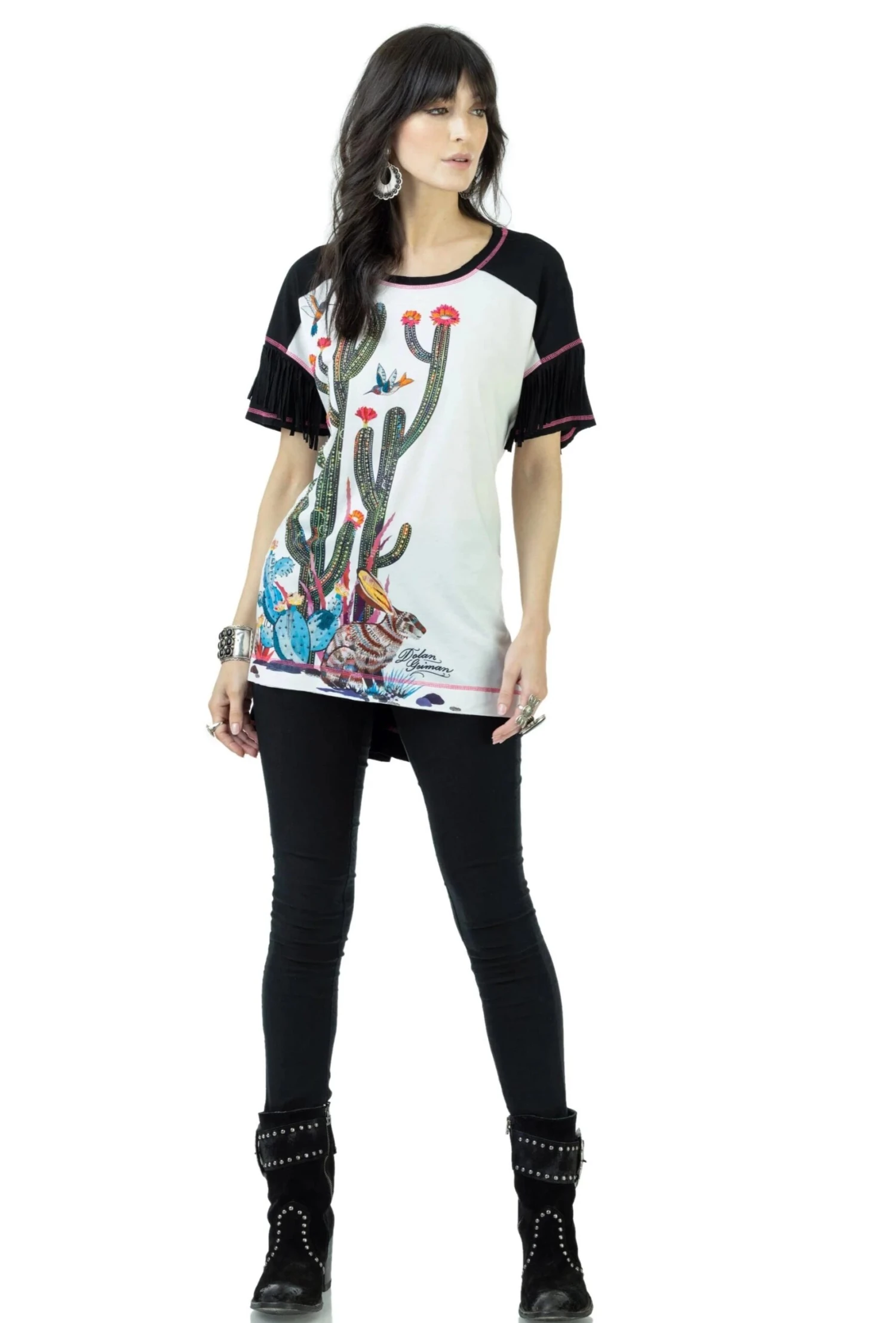 DOUBLE D RANCHWEAR CACTUS COUNTRY TEE - Image 3