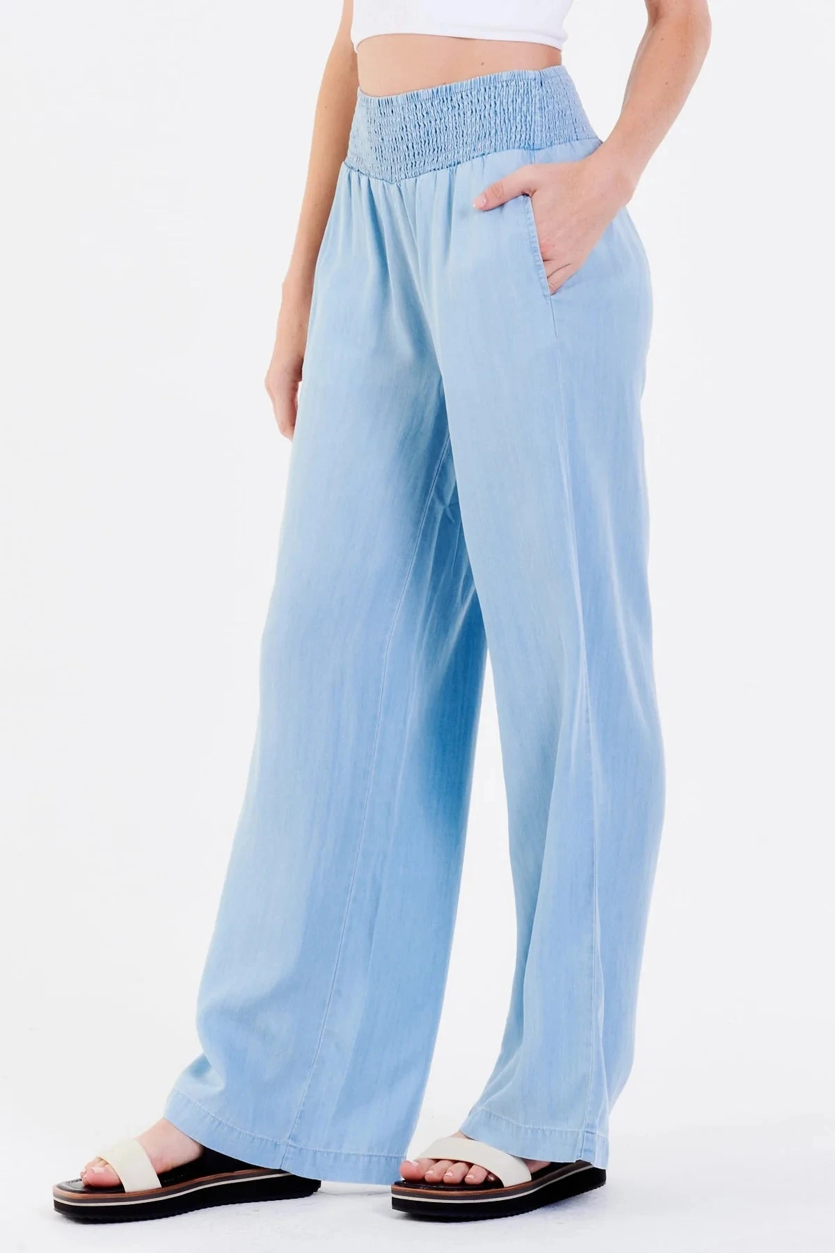 DEAR JOHN LIZZIE LOUNGE PANTS CAROLINA BLUE - Image 2