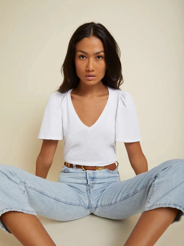 NATION VICKY FLUTTER SLEEVE TOP - Image 3