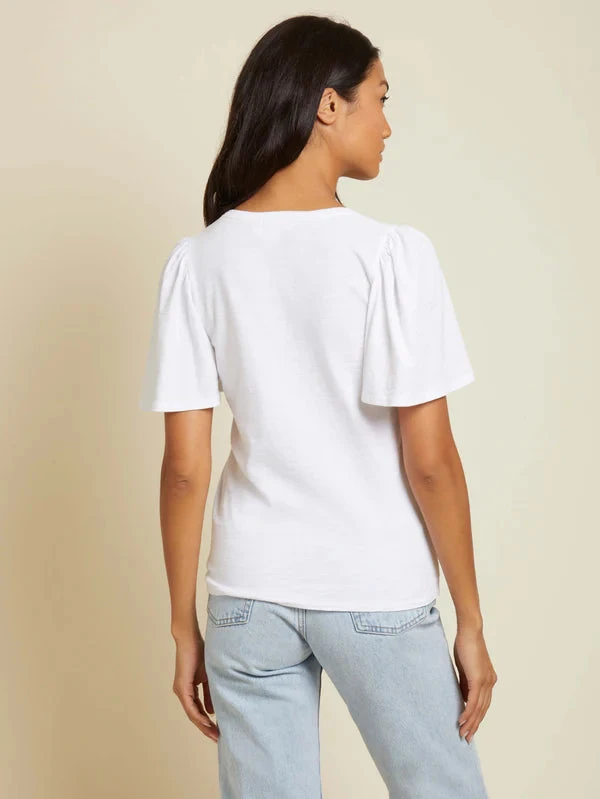 NATION VICKY FLUTTER SLEEVE TOP - Image 5