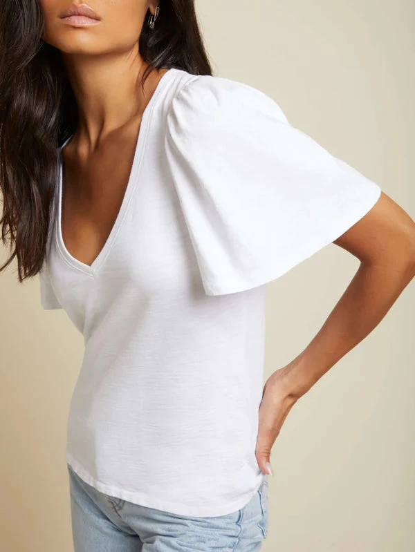 NATION VICKY FLUTTER SLEEVE TOP - Image 6