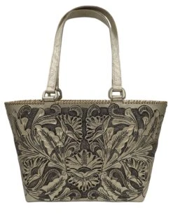 QUE CHULA KAROL PEWTER TOTE