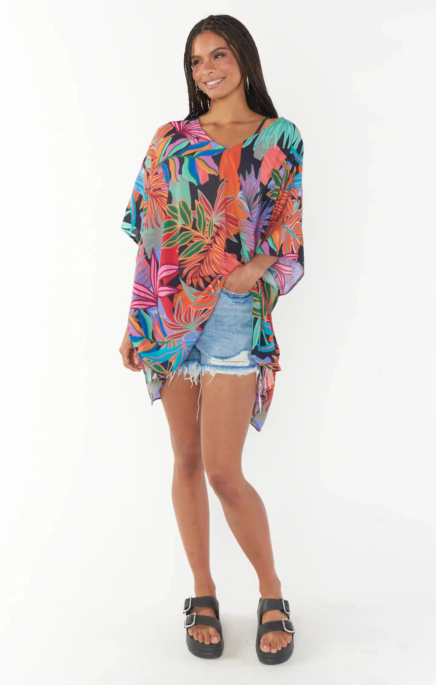 SHOW ME YOUR MUMU PETA TROPICAL PARADISE TUNIC - Image 4