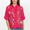JOHNNY WAS GENIVEVE RELAXED DOLMAN BLOUSE